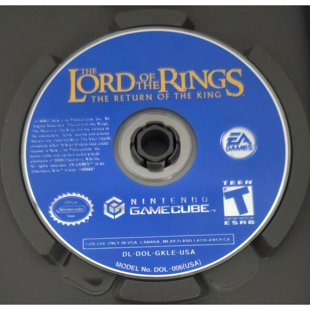 Lord of the Rings: Return of the King - Nintendo GameCube - CIB W/ Manual Tested - Picture 4 of 11